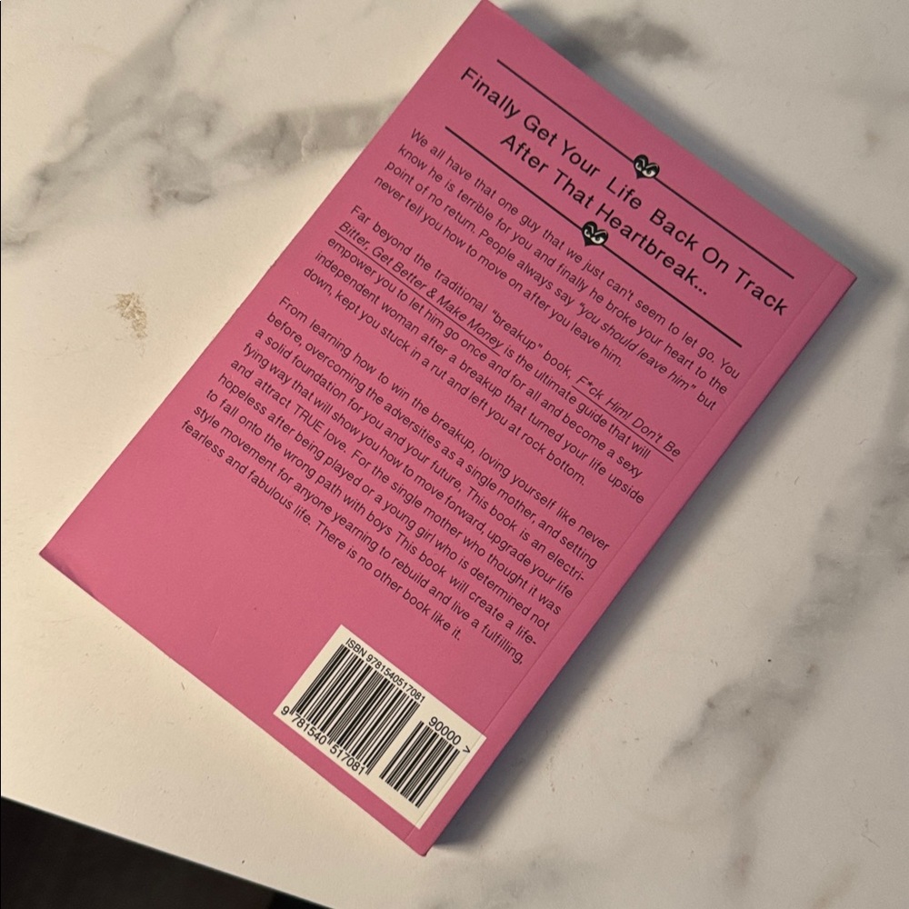 Pink 'F*ck Him' Book by Nancy Beauplan - Picture 2 of 2